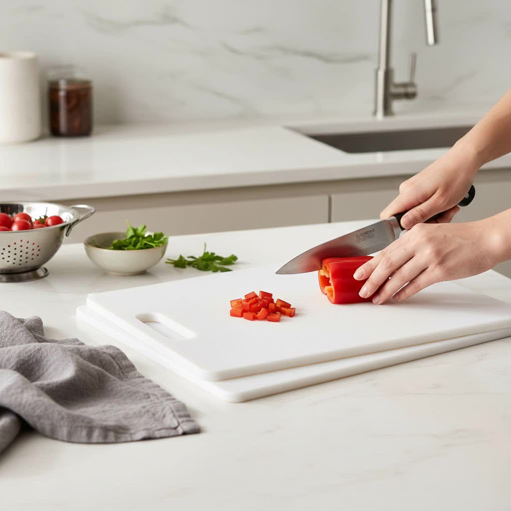 Review: All-Clad Reversible Plastic Cutting Board – Your Kitchen Workhorse