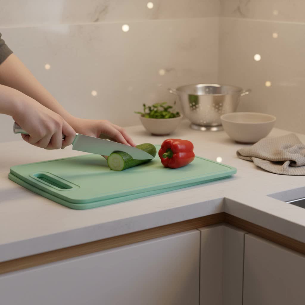 Best Gift Sets: Essential Plastic Cutting Boards with Knife Sharpeners