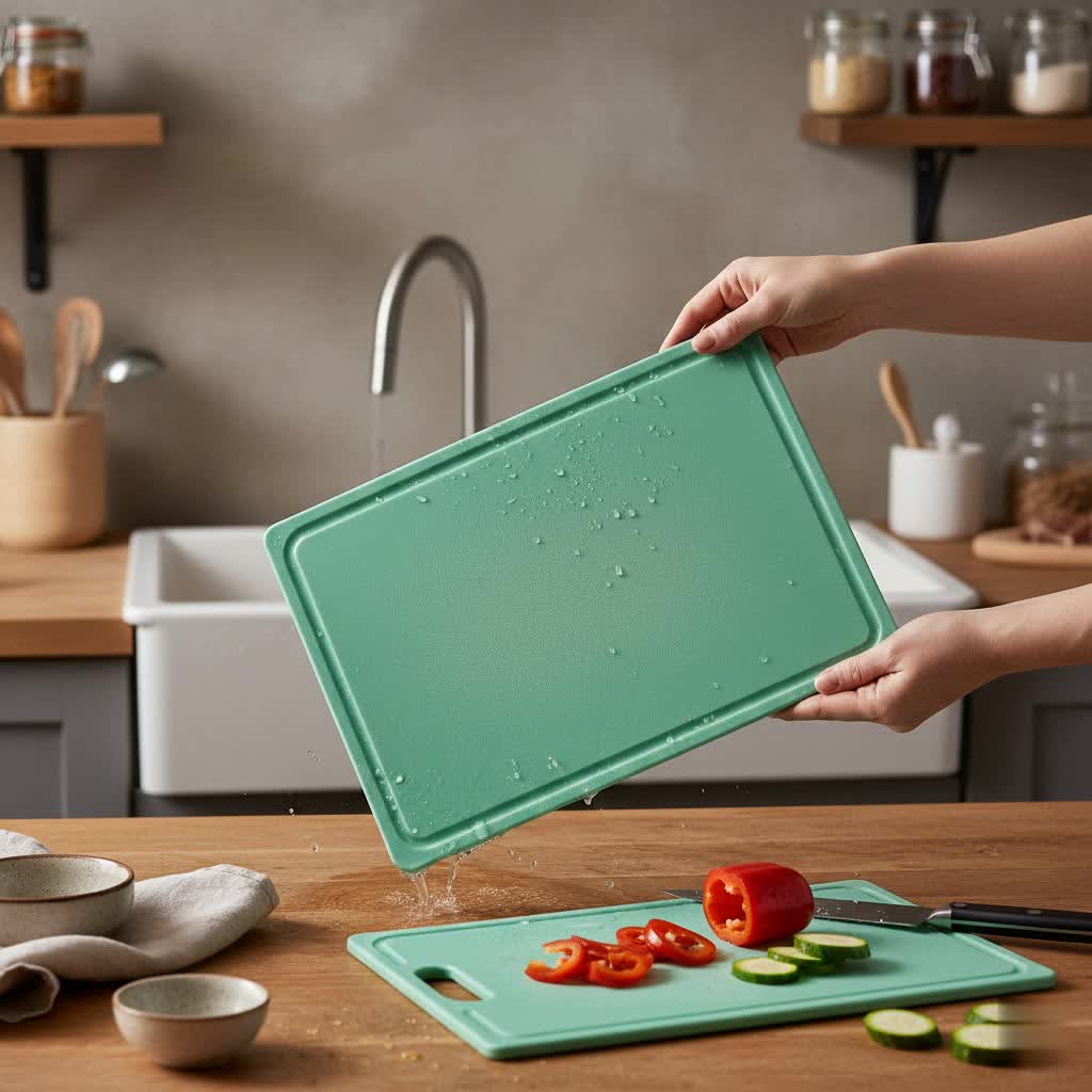How to Keep Your Plastic Cutting Board Sparkling White and Bright